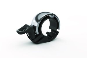 KNOG Glocke Oi Classic Small schwarz / silber poliert | Lenkerdurchmesser: 22,2 mm