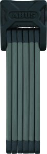ABUS Faltschloss Bordo 6000 schwarz / grau | Länge: 900 mm | inkl. 2 Schlüssel, Tasche