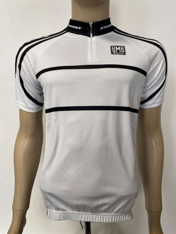 Stevens Maglia Trikot, kurzarm, wei&szlig;, Gr.: L