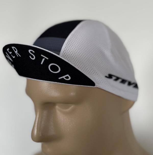 Stevens Cap, uni, wei&szlig;