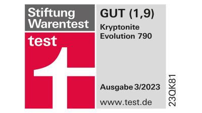 KRYPTONITE Faltschloss Evolution 790 5,4 mm schwarz/orange 90 cm Produktbild 2