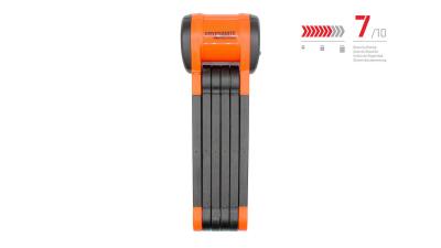 KRYPTONITE Faltschloss Evolution 790 5,4 mm schwarz/orange 90 cm Produktbild 4