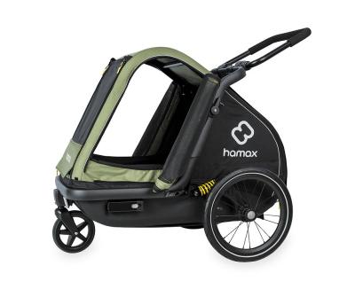 HAMAX Hundeanh&auml;nger Pluto Medium gr&uuml;n/schwarz Produktbild 1