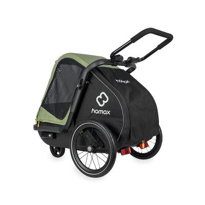 HAMAX Hundeanh&auml;nger Pluto Medium gr&uuml;n/schwarz Produktbild 2
