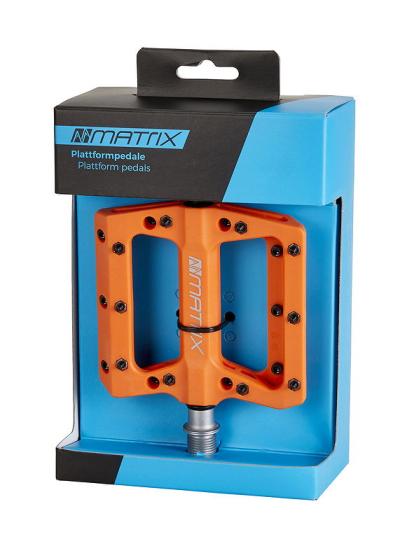 MATRIX Plattformpedal Composite PE76 orange  EVP Produktbild 1