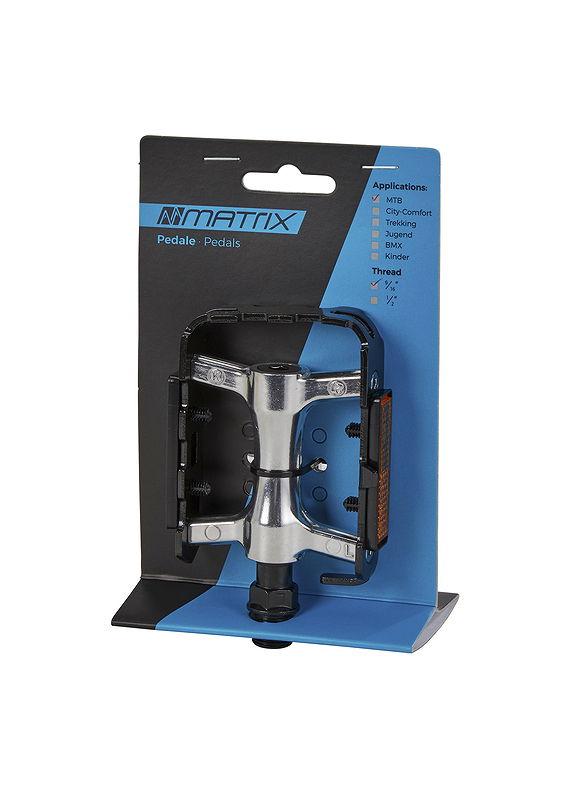 MATRIX MTB Pedal PE89 schwarz / silber  EVP100117