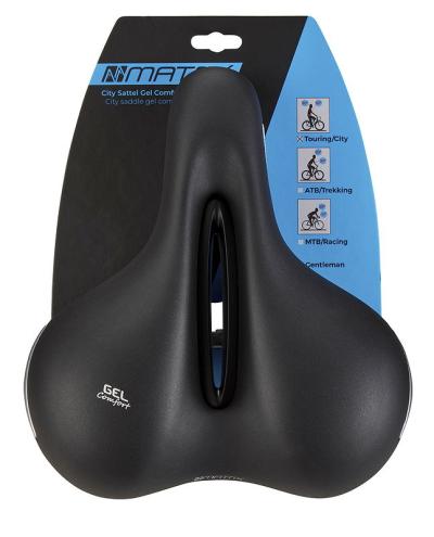 MATRIX City Sattel Gel Comfort Relaxed  L255 x B226 mm Unisex EVP Produktbild 1