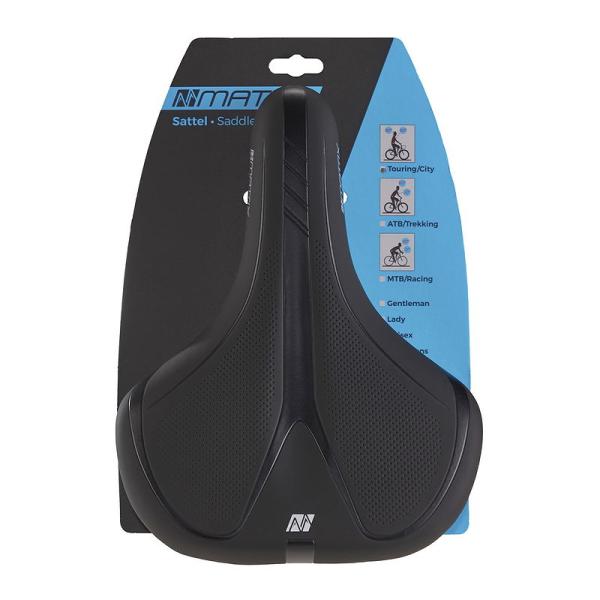 MATRIX City Sattel S42 Relaxed schwarz L265 x B210 mm Unisex EVP