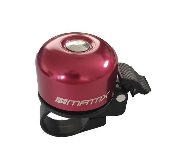 MATRIX Mini-Glocke Alu 22,2 mm anodized rot  SB-Verpackung