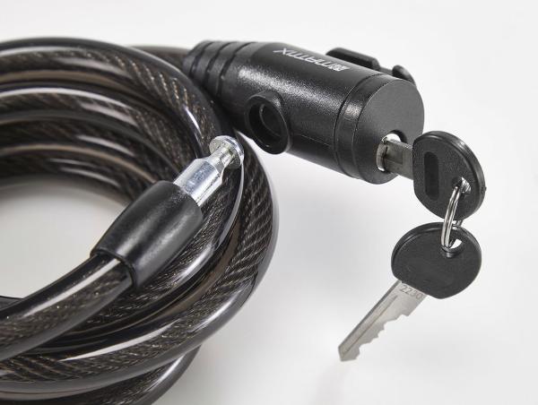 MATRIX Spiralkabelschloss SPS 1810 12 mm schwarz 180 cm EVP