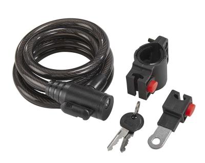 MATRIX Spiralkabelschloss SPS 1810 12 mm schwarz 180 cm EVP Produktbild 2