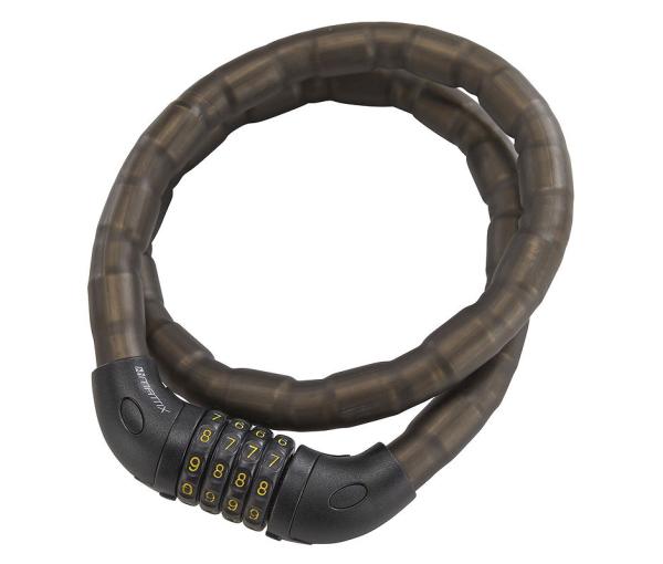 MATRIX Zahlen-Panzerkabelschloss PAZ 1000 18 mm rauch/schwarz 100 cm EVP