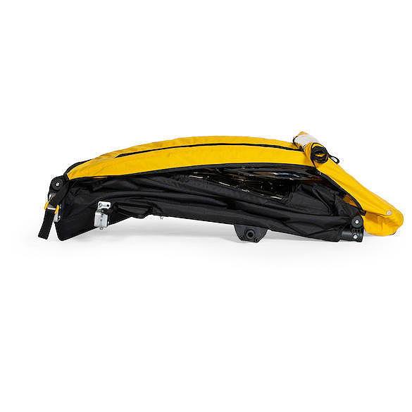 Burley Kinderanh&auml;nger Bee Double 1-2 Sitzer gelb