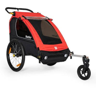 Burley Kinderanh&auml;nger Honey Bee 2 Sitzer rot/schwarz Produktbild 2