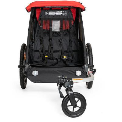 Burley Kinderanh&auml;nger Honey Bee 2 Sitzer rot/schwarz Produktbild 4