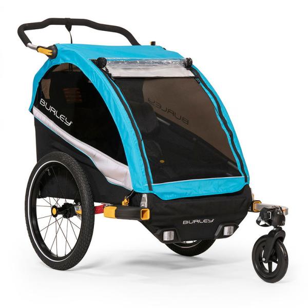 Burley Kinderanh&auml;nger D`Lite X Double 1-2 Sitzer blau