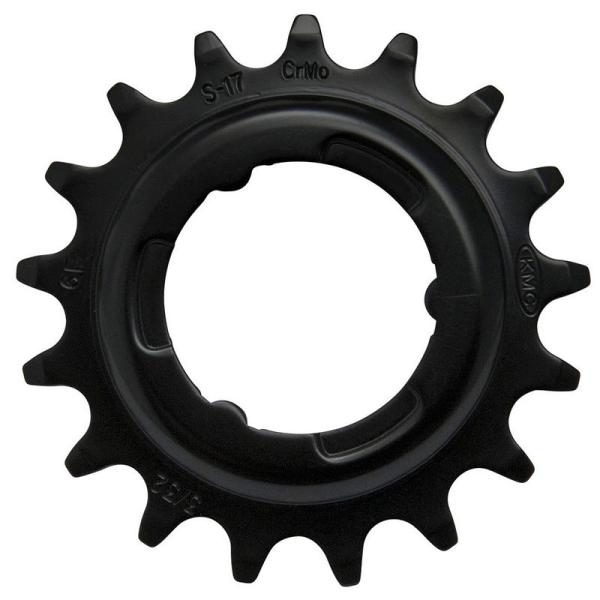 KMC Steckzahnkranz gekr&ouml;pft f&uuml;r Shimano/Sram schwarz  1/2" x 3/32"  17 Z&auml;hne
