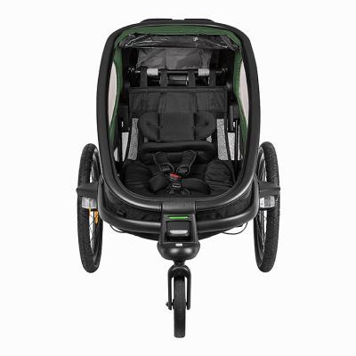 HAMAX Kinderanh&auml;nger Outback One 1 Sitzer gr&uuml;n Produktbild 1