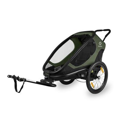 HAMAX Kinderanh&auml;nger Outback One 1 Sitzer gr&uuml;n Produktbild 2