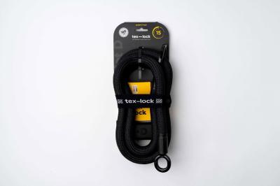 tex-lock B&uuml;gelschloss eyelet D-Lock Set 16,5 mm onyx black  160 cm Produktbild 1