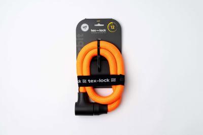 tex-lock Zylinderseilschloss Orbit acid orange 100 cm Produktbild 1