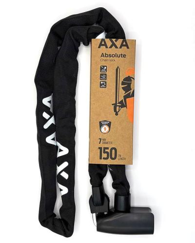 AXA Kettenschloss Absolute 7 mm schwarz 150 cm Produktbild 1