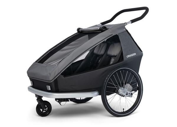 CROOZER Kinderanh&auml;nger Kid Keeke 2 1-2 Sitzer mountain grey