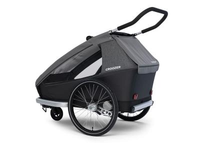 CROOZER Kinderanh&auml;nger Kid Keeke 2 1-2 Sitzer mountain grey Produktbild 3