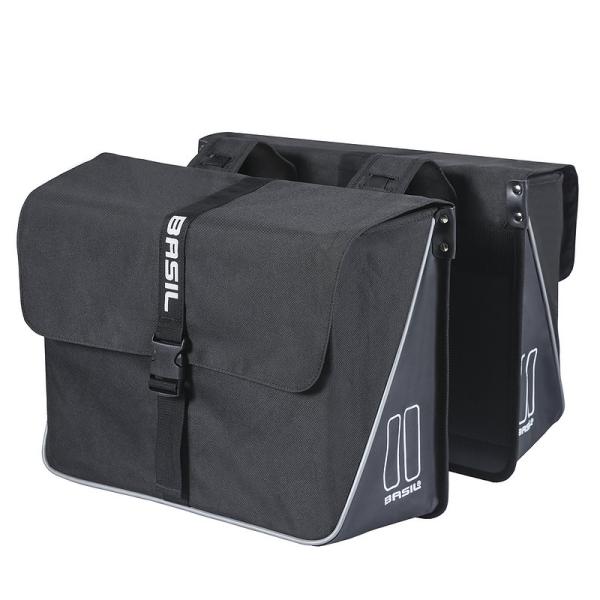 Basil Doppelpacktasche Forte schwarz