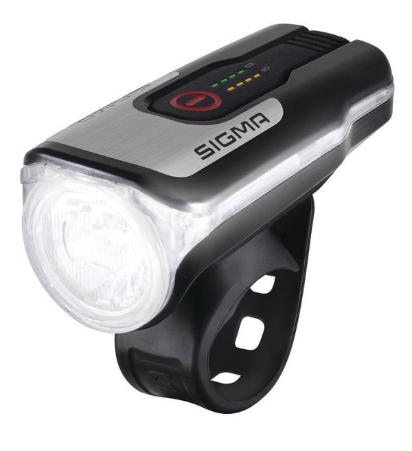 SIGMA LED Akkufrontleuchte Aura 80 USB schwarz
