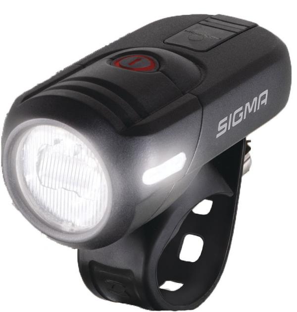 SIGMA LED Akkufrontleuchte Aura 45 USB schwarz