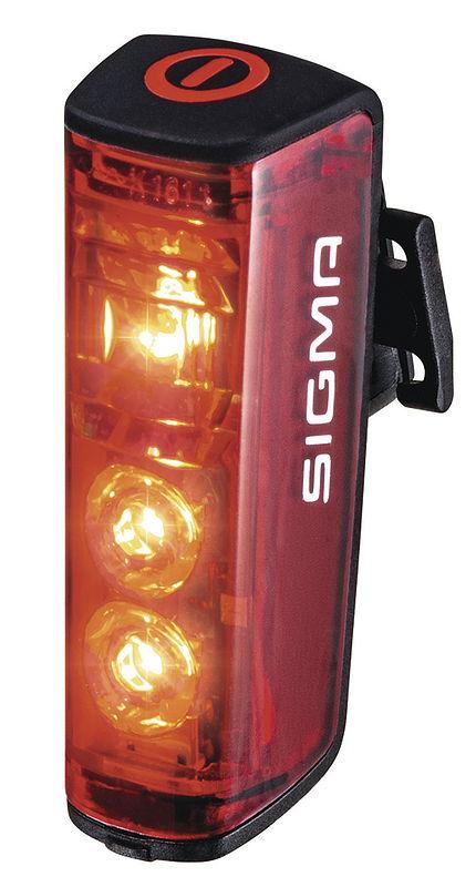 SIGMA LED Akkur&uuml;cklicht Blaze mit Bremslicht schwarz