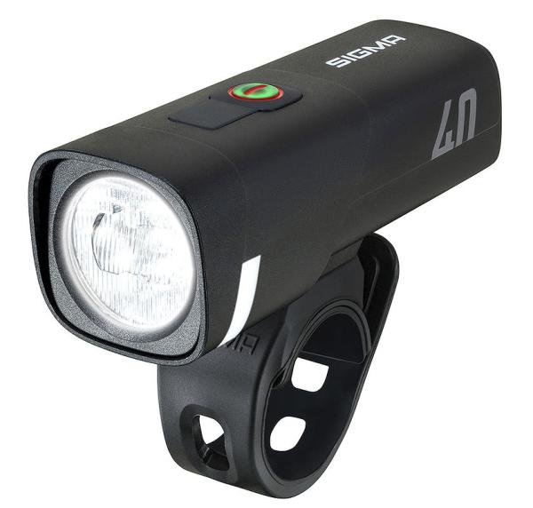 SIGMA LED Akkufrontleuchte Aura 40 USB schwarz
