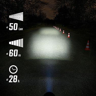 SIGMA LED Akkuleuchten Set AURA 50 / HIRO 10 Set schwarz Produktbild 1