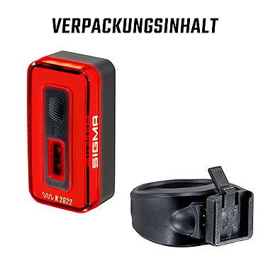 SIGMA LED Akkur&uuml;cklicht HIRO 70 schwarz