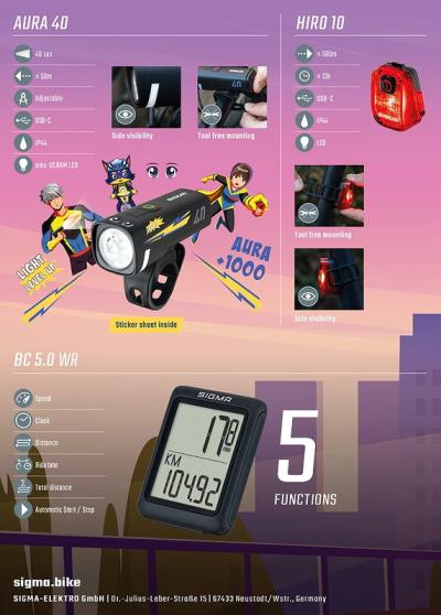 SIGMA Bundle RIDE SAFE TO SCHOOL Produktbild 2