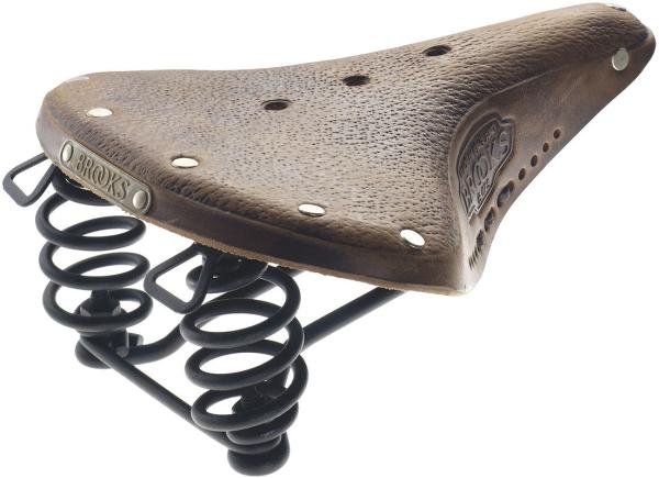 Brooks Leder Sattel B67 Softened Short braun Aged L240 x B205 x H85 mm Damen B427DPLA0721