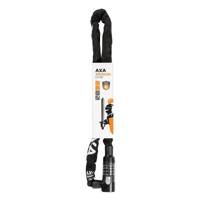 AXA Zahlen-Kettenschloss Absolute Code 5 mm schwarz 90 cm Produktbild 2