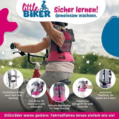 little Biker Fahrradlernweste Pinky Produktbild 3