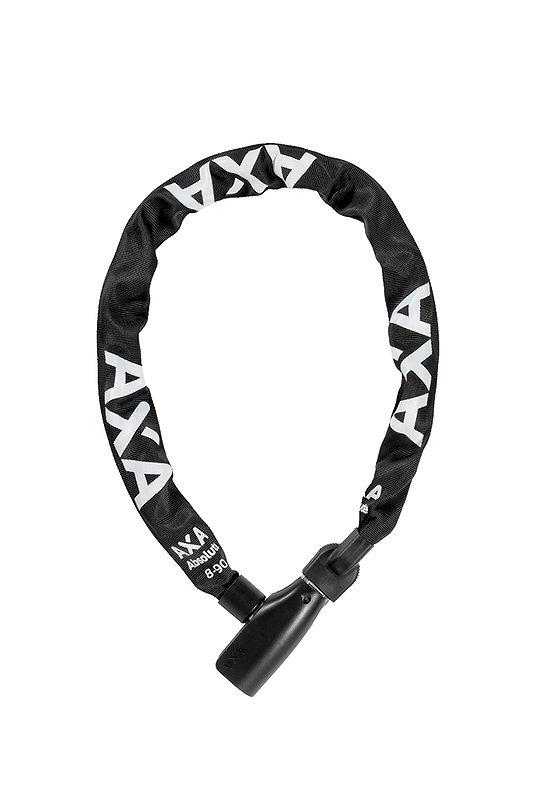 AXA Kettenschloss Absolute 8 mm schwarz 90 cm