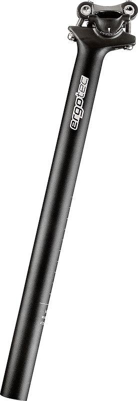 ergotec Patentsattelst&uuml;tze Alu Skalar 27,2 mm schwarz-sandgestrahlt 400 mm
