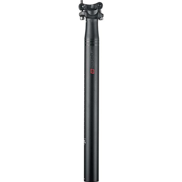 ergotec Patentsattelst&uuml;tze Alu Skalar 34,9 mm schwarz-sandgestrahlt 400 mm