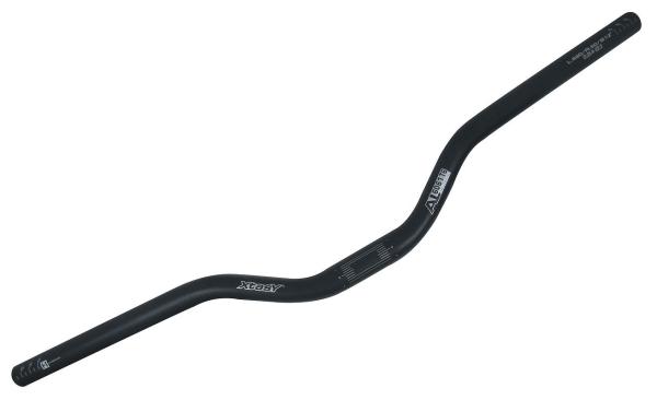 ergotec MTB/ATB Lenker Riser Bar 50 680 mm schwarz sand. 12&deg;/5&deg; 50 mm 25,4 mm