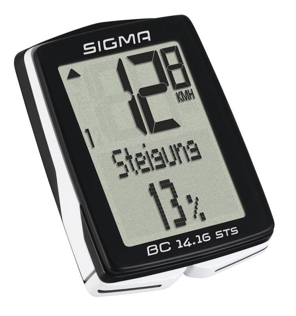 SIGMA Fahrradcomputer BC 14.16 STS schwarz 01417