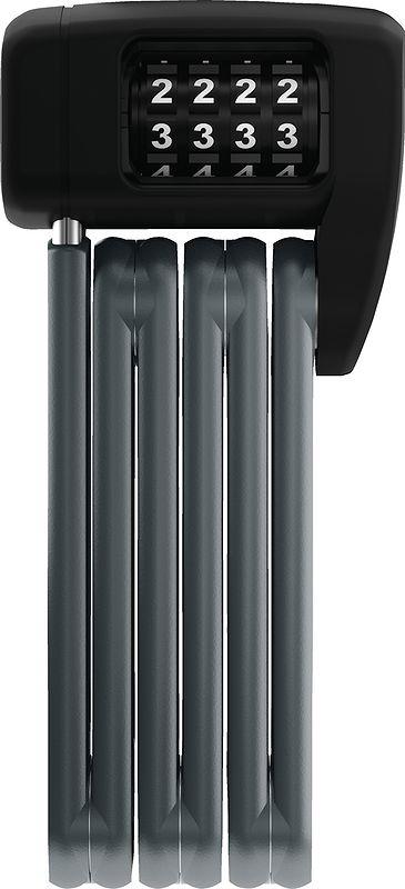 ABUS Zahlen-Faltschloss Bordo Combo Lite Mini 6055C/60 BK schwarz/grau 60 cm