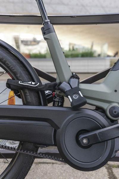 ABUS Kettenschloss YARDO 7807F BK 7 mm schwarz 110 cm Produktbild 1