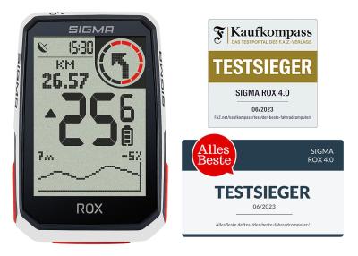 SIGMA GPS Radcomputer ROX 4.0 wei&szlig; 01061 Produktbild 2