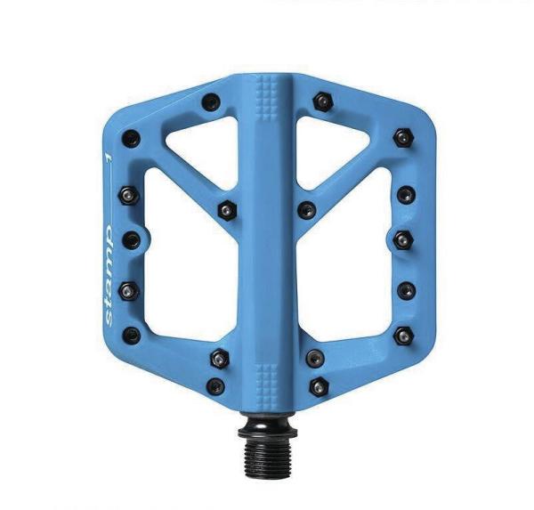 crankbrothers Plattformpedal Stamp 1 Small Gr&ouml;&szlig;e S 37-43 blau  SB-Verpackung