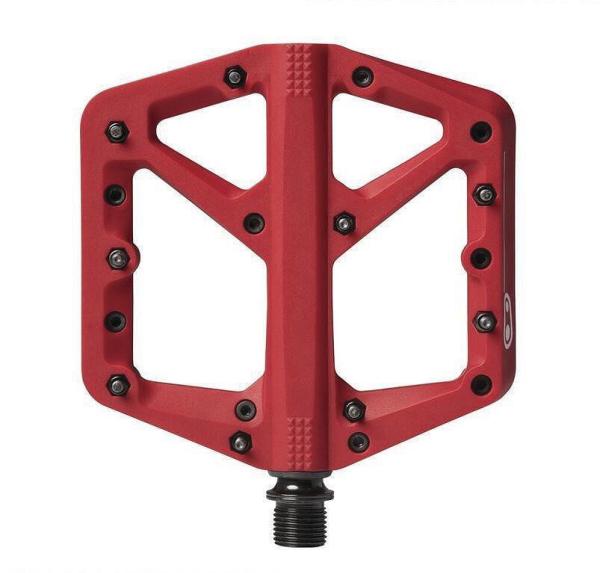 crankbrothers Plattformpedal Stamp 1 Large Gr&ouml;&szlig;e L 43-49 rot  SB-Verpackung