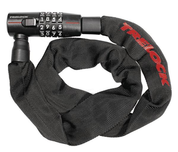 TRELOCK Zahlen-Kettenschloss BC 280 Code 5 mm schwarz 85 cm